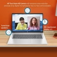 thumbnail image 6 of HP 17 Laptop, 17.3" HD+ Touchscreen Display, AMD Ryzen 5 7530U (Beats i7-1165G7), 12GB RAM, 256GB SSD, Backlit Keyboard,Wi-Fi 6,Bluetooth, Webcam, HDMI, Windows 11 Pro, Silver, 6 of 6