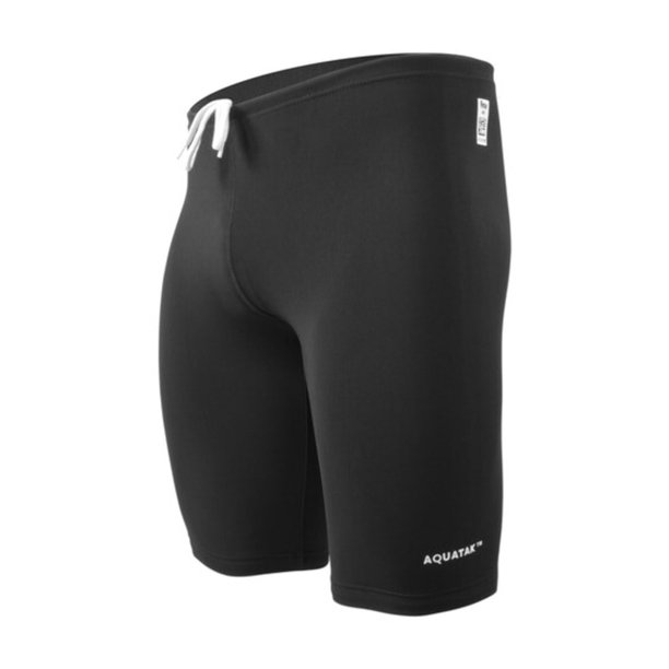 AquaTak Men's FINA Jammers Competition Swimming Suit BLACK