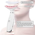 thumbnail image 2 of Dispositivo de belleza para el rejuvenecimiento de la piel para rostro y cuello. Estiramiento del cuello con tecnologías LED, térmicas y de vibración de triple acción que levanta, 2 of 5