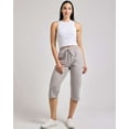 thumbnail image 2 of Real Essentials 3 Pack: Women's Capri Open Bottom Sweatpants - Casual Lounge Athletic Workout Yoga Pants with Pockets (Plus), 2 of 7