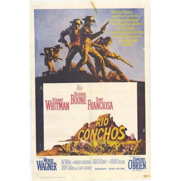 Rio Conchos Movie Poster - 27 x 40 in.
