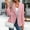 Pink, variant on Stichou Women's Tweed Blazers Business Casual - Long Sleeve Double Breasted Jackets Open Front Work Suits Pink L