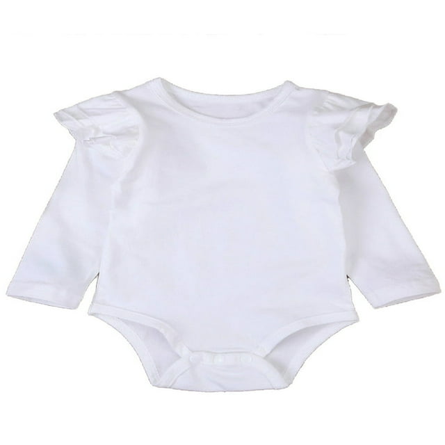Barboteuse pour Nouveau-Née Fille, Justaucorps à Volants, Combinaison, Tenue