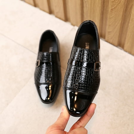 

TOWED22 Sandals For Women Dressy Summer Style Casual Toddler Leather Boys Student Shoes Baby Perform British Kids Sandals Black