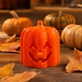 thumbnail image 3 of Halloween Decorations Pumpkin Candle Light Decoration Prop, Flameless Pumpkin Candle Decor for Halloween Parties, Festive Fall Decorations for Home, Easy to Place Anywhere, 3 of 7