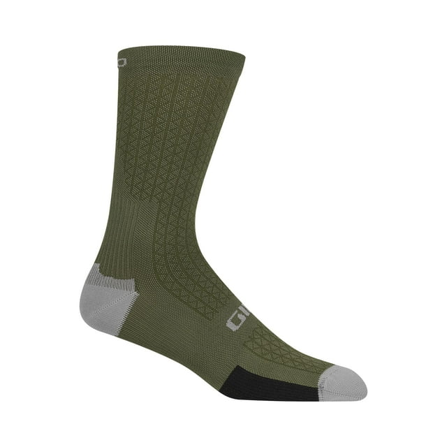 Giro Chaussettes de Cyclisme Unisexes pour Adultes - Vert Sentier (2022), Large