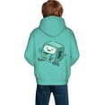 thumbnail image 2 of Adventure Time BMO Cartoon Youth Sweatshirt Hoodies Fashion Teen Hooded Hoody Pullover Clothes With Pocket For Boys Girls Clothing, 2 of 8