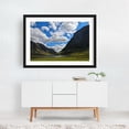 thumbnail image 2 of Highland Green and Blue - Scotland United Kingdom Photography Landscape Mountain Nature Scenic Lake Wilderness Pastoral Black Framed Wall Art Print 24 x 36 inches, 2 of 4