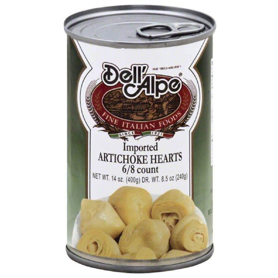 Dell Alpe Imported Artichoke Hearts, 14 oz, (Pack of 12) by