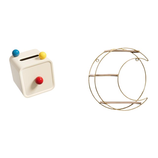Porta pañuelos,Dispensador de servilletas y porta pañuelos con tapa para caja de pañuelos,Estante de almacenamiento de pared,Estantería colgante de pared de metal de 3 niveles para