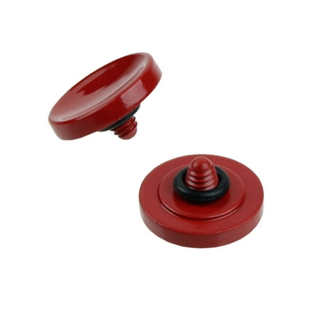 Foto&Tech 2PC Dark Red Soft Shutter Release Button Compatible with Fujifilm X-T20 X-T10 X-T3 X-T2 X-PRO2 X-PRO1 X100F X100T X100S X30 X-E2S X-E3 X-E2/Sony RX1R II RX10 IV III II/Leica M9 M8/Nikon Df