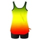 thumbnail image 4 of Trajes de baño tankini para mujer Trajes de baño de dos piezas con espalda de tiras y estampado conservador para mujer Traje de baño de dos piezas para mujer, 4 of 5