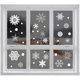 thumbnail image 1 of Pegatinas de pared con copos de nieve navideños, pegatinas decorativas para escaparates, pegatinas creativas para puertas de armarios de cristal, 1 of 3