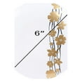 thumbnail image 2 of (90 PACK) EcoQuality 6" inch Round White Plastic Plates with Gold Vine Design - Disposable China Like Party Plates, Heavy Duty Dessert Plates, Salad Plate, Dinners, Wedding, Serveware, 2 of 6