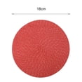 thumbnail image 2 of NIBOLOG Waterproof Round Woven Placemat Dining Table Mat Kitchen Decoration for Home, 2 of 8