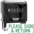 thumbnail image 1 of Large Self-Inking Please Sign Return Stamp, Trodat Printy 4913, Press and Print Stamping, Impression Size 7/8" x 2-1/4", Up to 10,000 Impressions - Green Ink, 1 of 10