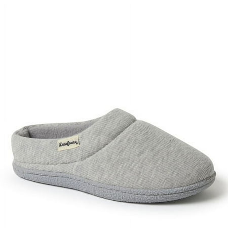 

Dearfoams Women s Lacey Rib Knit Clog Slipper