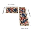 thumbnail image 3 of Patriotic 4th Of July Doormat Set USA Flag Star Non Slide Welcome Mat For Independence Day Front Door Entryway Decor, 3 of 6