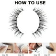 thumbnail image 5 of Self-Adhesive False Eyelashes Without Glue Reusable Long Extension Eyelashes Waterproof Self-Adhesive Eyelashes No Liner Or Glue Required, 5 of 8