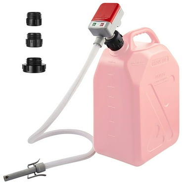 Automatic Fuel Transfer Pump, Portable Battery Powered Liquid Transfer Pump with Auto-Stop Function, Flexible Hose, 3 Adapters for Water Gasoline Diesel