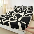 thumbnail image 3 of Feelyou 4pcs Black Cherry Full Sheet Set, Garden Flower Countryside Bedding Sets, 3 of 7