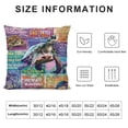 thumbnail image 6 of AWERP Turtle Turtle 2-Piece Short Plush Throw Pillow Cover Set, All Year Round, Size Standard White, 6 of 6