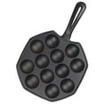thumbnail image 1 of unbranded 1Ud Sartén De Cocina De Hierro Fundido Negro Antiadherente Con Ergonómico, 1 of 8
