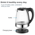 thumbnail image 6 of Wobythan High Borosilicate Glass Electric Kettle 1.7L Water Kettle Home Kitchen Water Boiler, 6 of 7