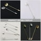 thumbnail image 5 of 10pcs creativo broche de bricolaje accesorios largos pines hat pins broche accesorios, 5 of 5