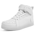 thumbnail image 2 of ZHOGXU Children Kids Girls Sneakers Non Slip Soft Sole Led Light Fashion Comfortable Shoes For Casual Daily Wear,White,11.5-12 Years, 2 of 9