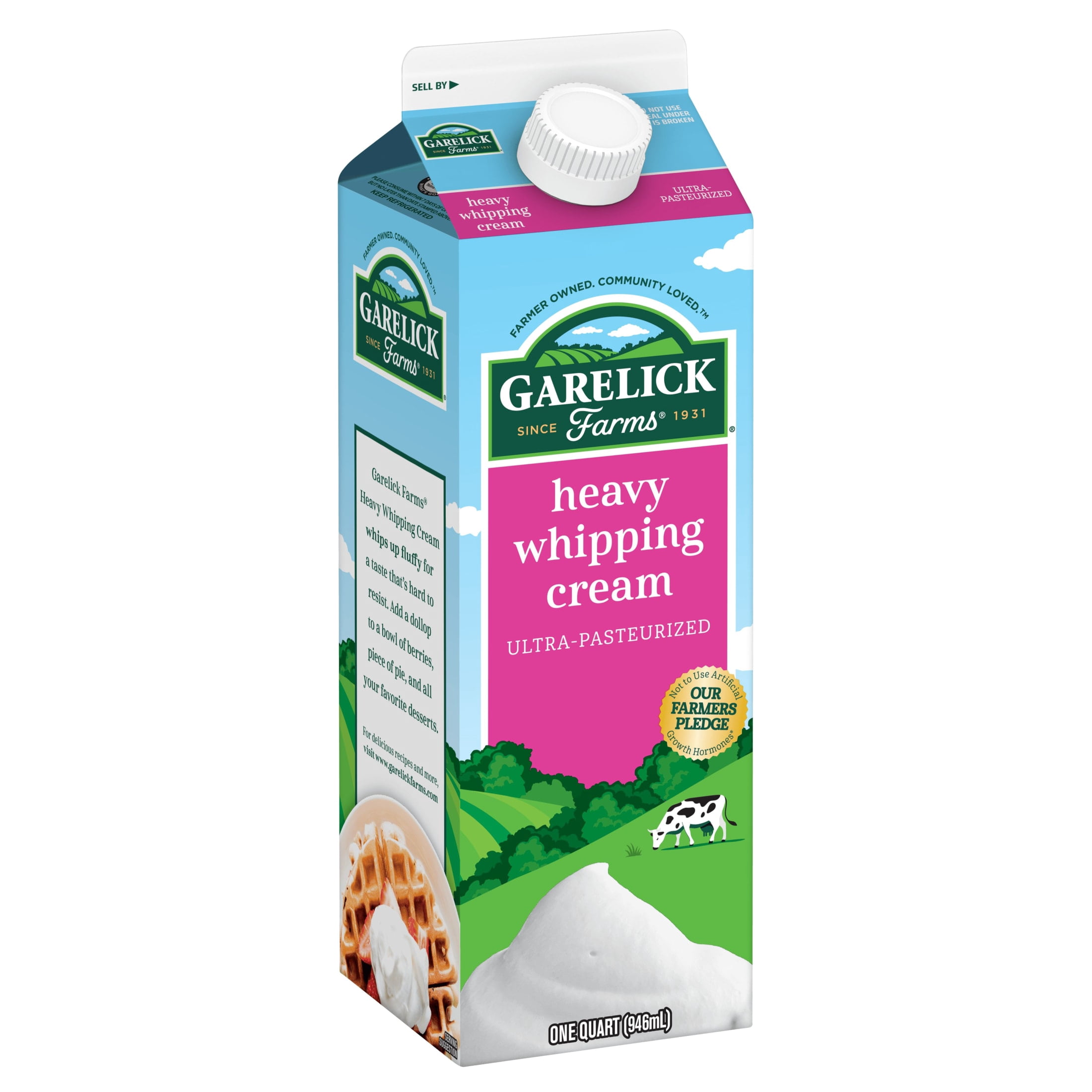 Garelick Farms Heavy Whipping Cream Ultra-Pasteurized, Quart