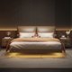 thumbnail image 2 of Luxury Multifonction Marriage Bed Queen Size Modern Bedroom Bed Storage Space Cama De Lujo Para Dormitorio Home Furniture My Lux Decor Round, 2 of 9