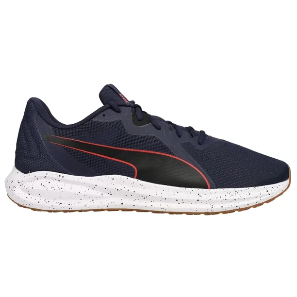 PU & MA Twitch Runner Speckle Running Mens Blue Sneakers Athletic Shoes 377196-01