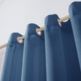 thumbnail image 2 of Dainty Home Malibu Textured Semi-Sheer Linen Look Grommet Top Curtain Set Of 4, 54" x 84" each (Covers Two Windows), 2 of 10