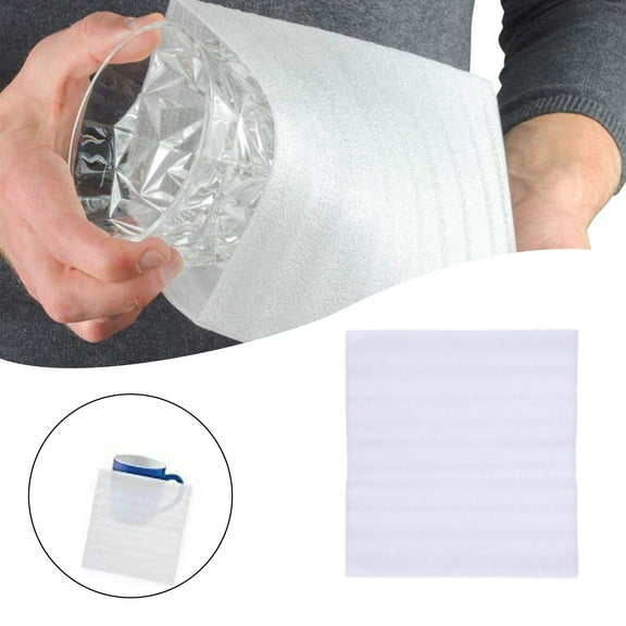 Clearance! GZQJFMY 25 Pack Cushion Foam Wrap Foam for Safeguarding Mugs Cups Glasses China and Dishes Ideal Packing for Moving and Storage
