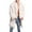 White, variant on ZVNAΖH Men's Faux Fur Jacket Fuzzy Fleece Open Front Cardigan Shawl Collar Faux Fur Jacket Winter Warm Fluffy Coat