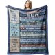 thumbnail image 1 of LHSHID Birthday Gifts for Dad Blanket Dady Gifts from Daughter Dad Birthday Gift Dad Gifts from Daughter and Son Best Dad Ever Gifts Idea Gifts for Dad Who Wants Nothing 30x40in, 1 of 6