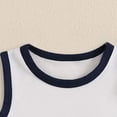 thumbnail image 3 of Futezty Toddler Boys Clothes Summer Outfit Sets, 2Pcs Kid Boys Girl Letter Star Print Plaid Tops+Pants Outfits Clothes Set, 3 of 7
