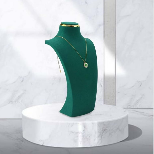 Neck jewelry shop display