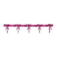 thumbnail image 3 of Kuntesetty Coat Rack Wall Mount 5 Hooks Bow Shaped Coat Hat Hooks for Bags Drawing Room Pink, 3 of 9