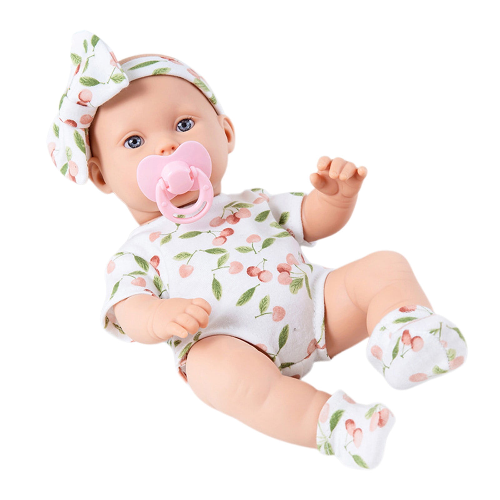 SCNOR 12" Realistic Reborn Doll with Adjustable Limbs & Changeable Outfits - Washable Vinyl Role Play Toy for Toddlers 3+, Perfect Gift