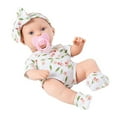 thumbnail image 2 of ChicYu 12in Vinyl Reborn Doll Poseable Lifelike Doll with Adorable Expression and Exquisite Outfit Interactive Toy Gift, 2 of 6