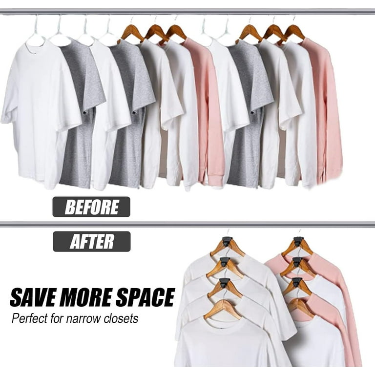 Space Triangles Clothes Rack Pants Triangles Clothes Hanger Hooks Organizer  Closet Connector Space Saving AS-SEEN-ON-TV