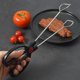 thumbnail image 1 of Raindrops 2Ud Pinzas Para Y Cocina De Inoxidable Con Mango Negro Reutilizable, 1 of 8