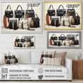 thumbnail image 4 of Designart "Envy-Worthy Minimalism in Designer Bags II" Fashion Floater Framed Canvas Art Print, 4 of 7