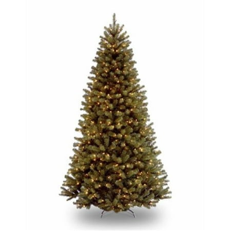 National Tree Unlit 9' North Valley Spruce Hinged Artificial Christmas