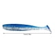 thumbnail image 4 of Greeniant Cebos de pesca de simulación reutilizables, cebos artificiales portátiles de PVC, 5,5 cm, 10 Uds. Pescar No.13 Greeniant OD000513-13, 4 of 6