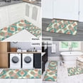 thumbnail image 5 of Pioneer Flower Floral Print Pattern Kitchen Rugs Sets Of 2, Anti Fatigue Non Slip Washable Floor Mats for Kitchen Sink Laundry, 17X30 Inch + 17X47 Inch, 5 of 6