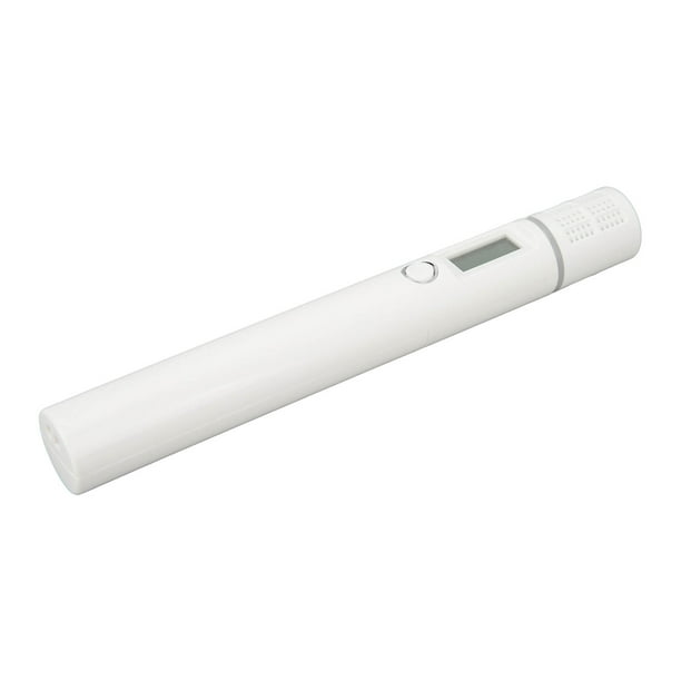 Detector de gas portátil, tipo bolígrafo, con retroiluminación LCD sensible, alimentado por batería, comprobador de gas combustible de mano para el hogar