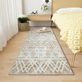 thumbnail image 1 of Boho Runner Rug x ft Carpet Runner Modern Hallway Runner Machine Washable Runner Rugs for Hallway Non Slip Beside Bed Bedroom Kitchen Entrance Grey Floor Rug Runner, 1 of 7